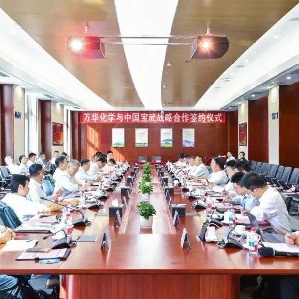 万华化学、中国宝武，强强联合！