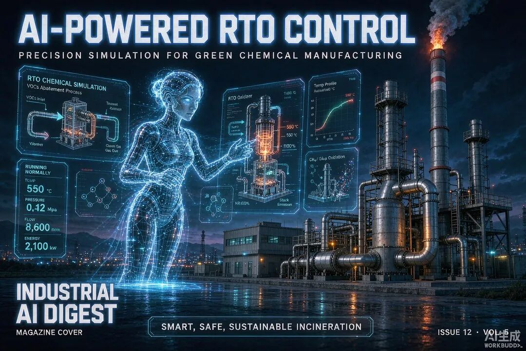 封面：AI 操作化工仿真，把一座 RTO 焚烧炉在软件里算通
